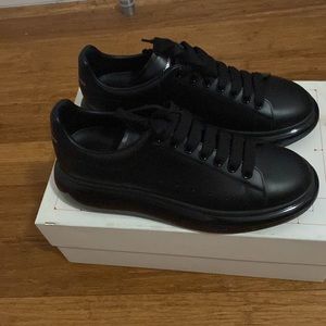 I am selling all black size 9.5 or 43 in Alexander McQueen,s sneakers